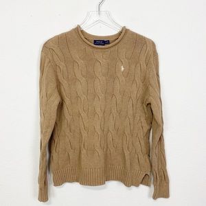 Polo Cabled Sweater